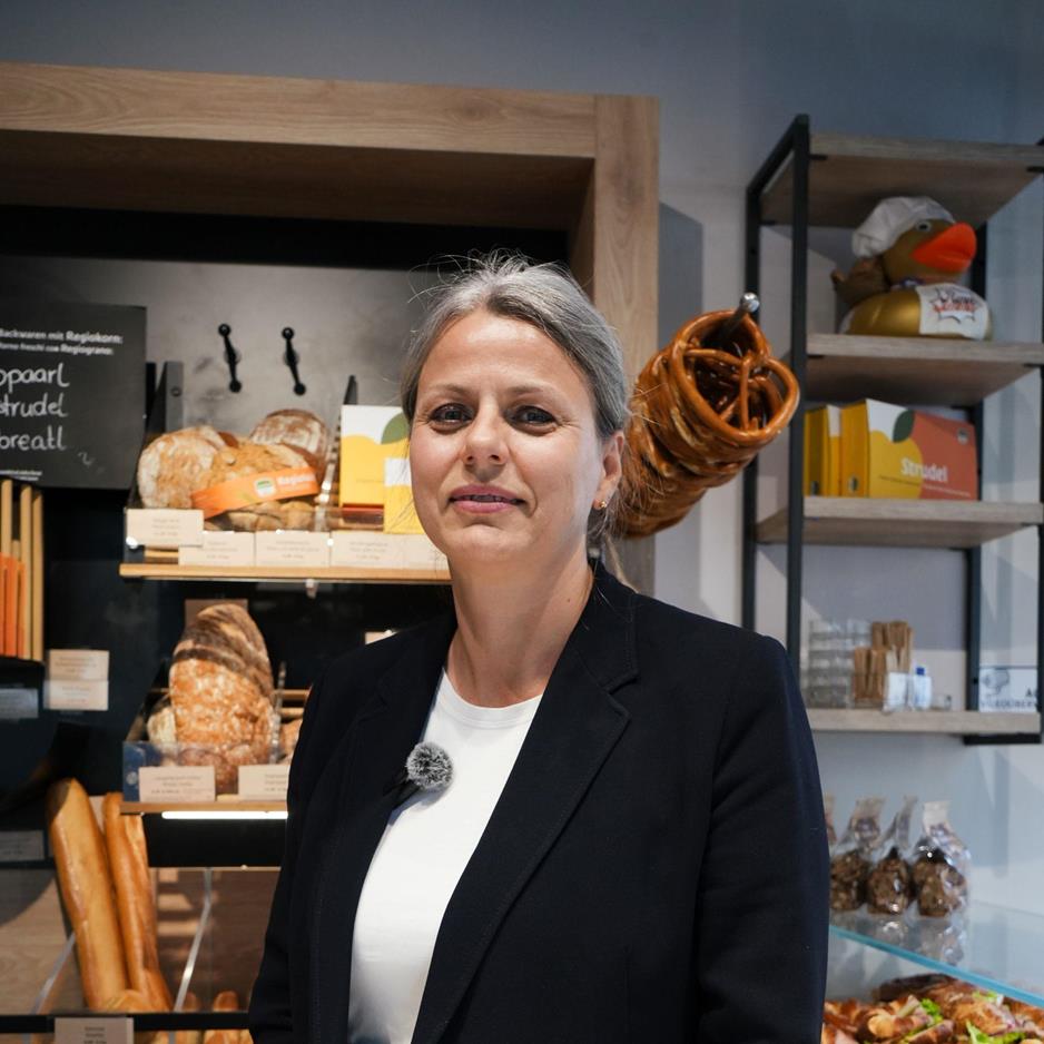Ritratto di Sabine Erb del panificio Erb